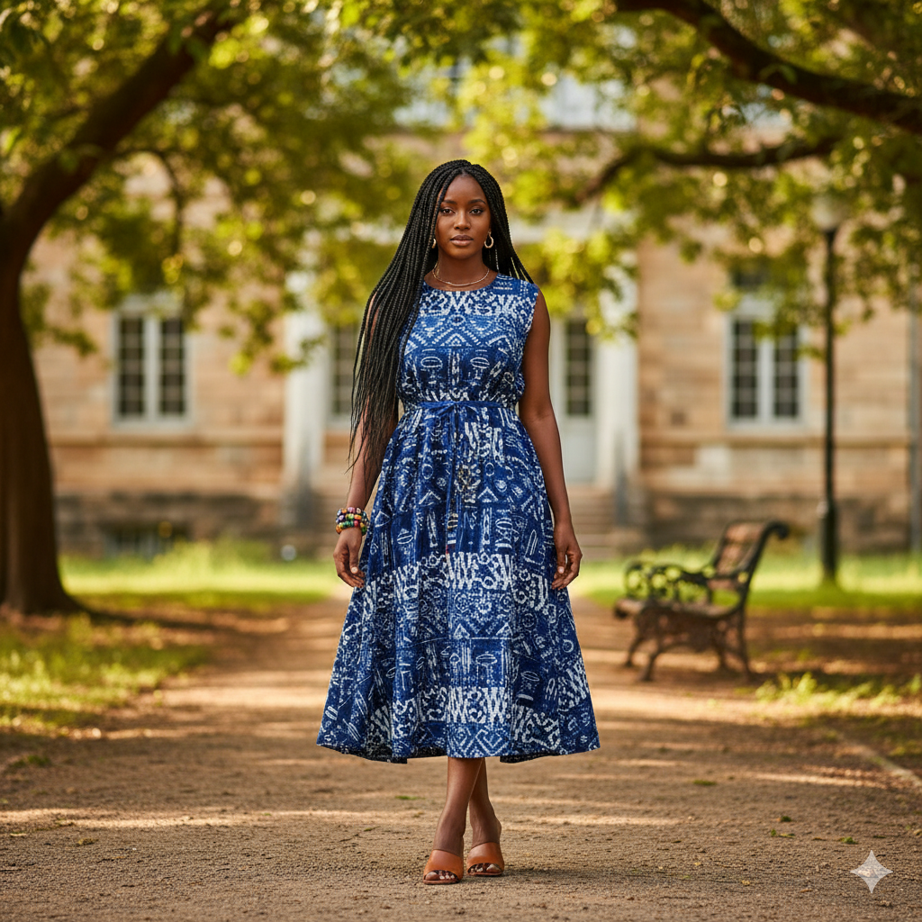 African Print Dress